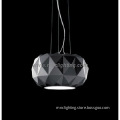 newest modern diamond black glass pendant lighting ceiling lamps